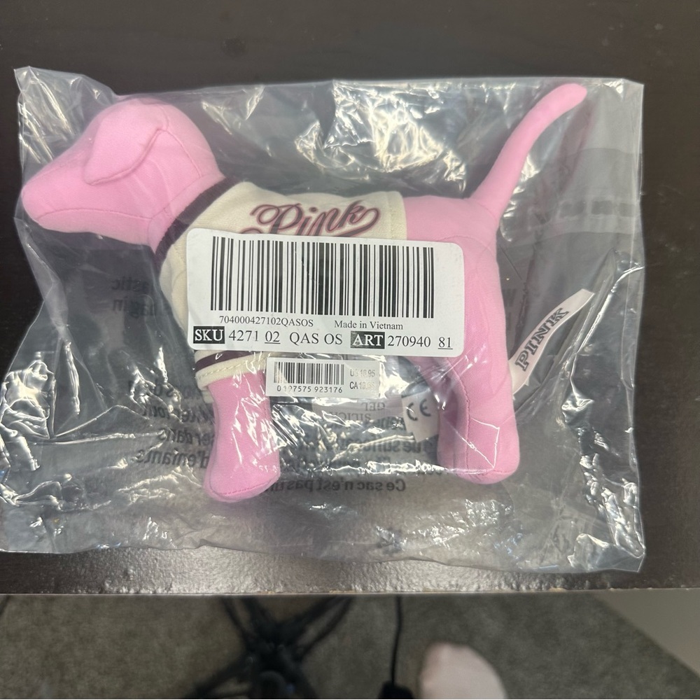 Victoria’s Secret BRAND NEW IN PACKAGE PINK Mini Dog - Picture 4 of 4